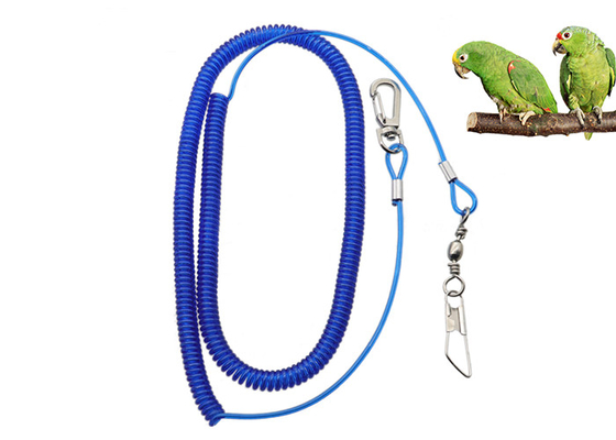os pássaros azuis claros de 5m que voam a segurança bobinaram o aço da mola da corda para impedir o voo do papagaio
