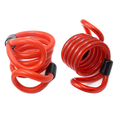 A ferramenta personalizada bobinou cabos com laço da corda termina 2.0MM curtos vermelhos