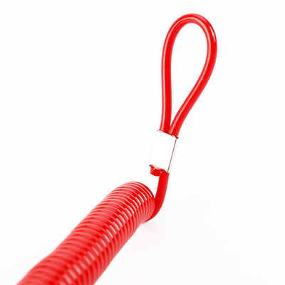 Cordão de poliuretano extensivel, bobina flexível, cordão de cordão vermelho