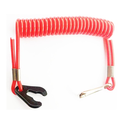 Polyurethane flexível de bobina de extensão, cordão vermelho
