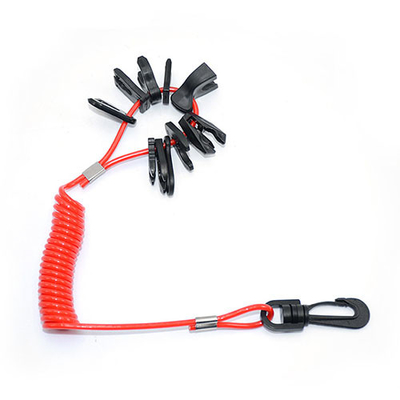 Red Boat Outboard Motor Motor Kill Stop Switch Safety Tether Lanyard