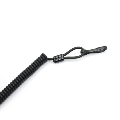 Retenção de arma de Kevlar preto, cordão de retenção 4.0 / 5.0 mm, diâmetro, protecção contra quedas