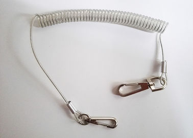 Bobina Lanyard Plastic Hook String Loop do fio da cor de Pantone com duas extremidades