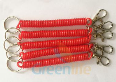 Material forte amigável do plutônio de Eco do produto espiral chave vermelho da segurança das portas-chaves da bobina